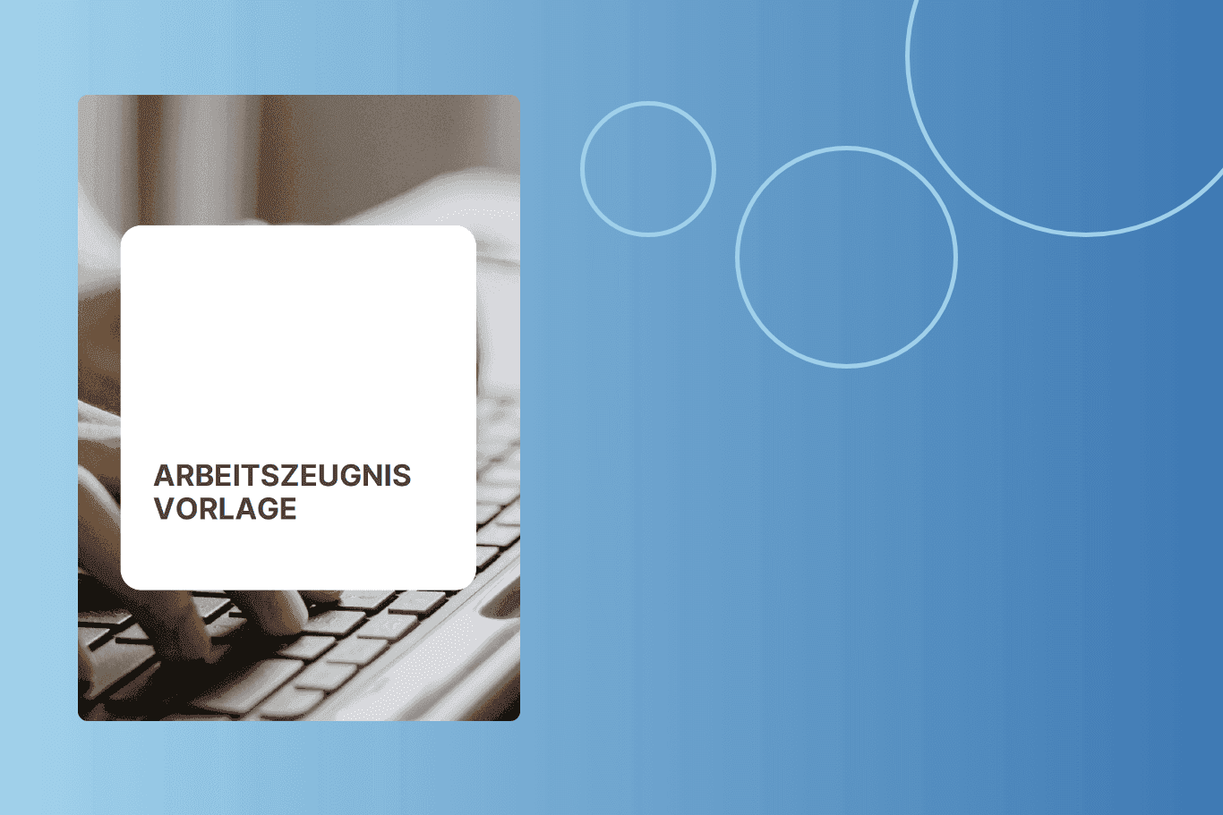 Arbeitszeugnis Vorlage