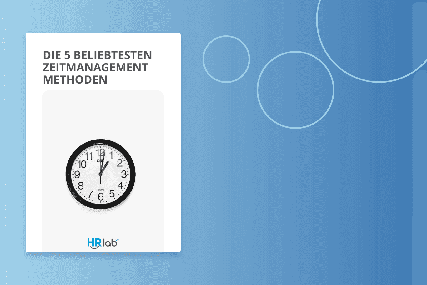 Die 5 Methoden des Zeitmanagements