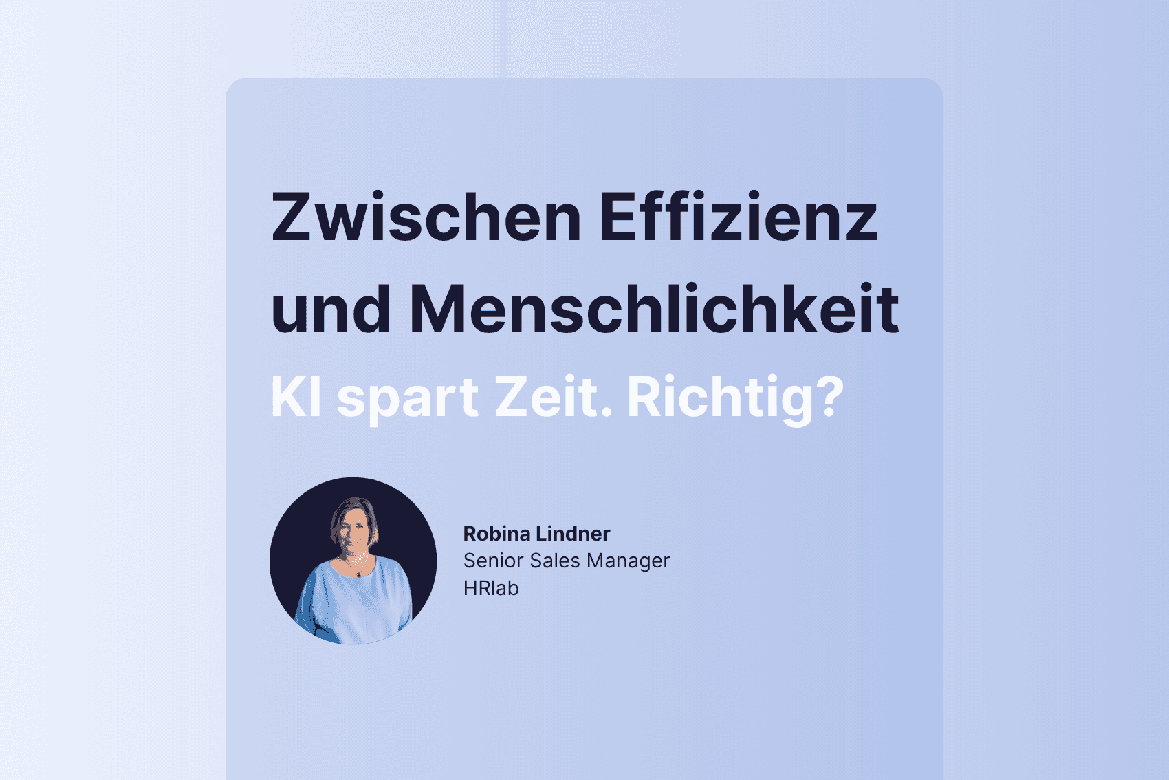 KI spart Zeit. Aber was geht dabei verloren?