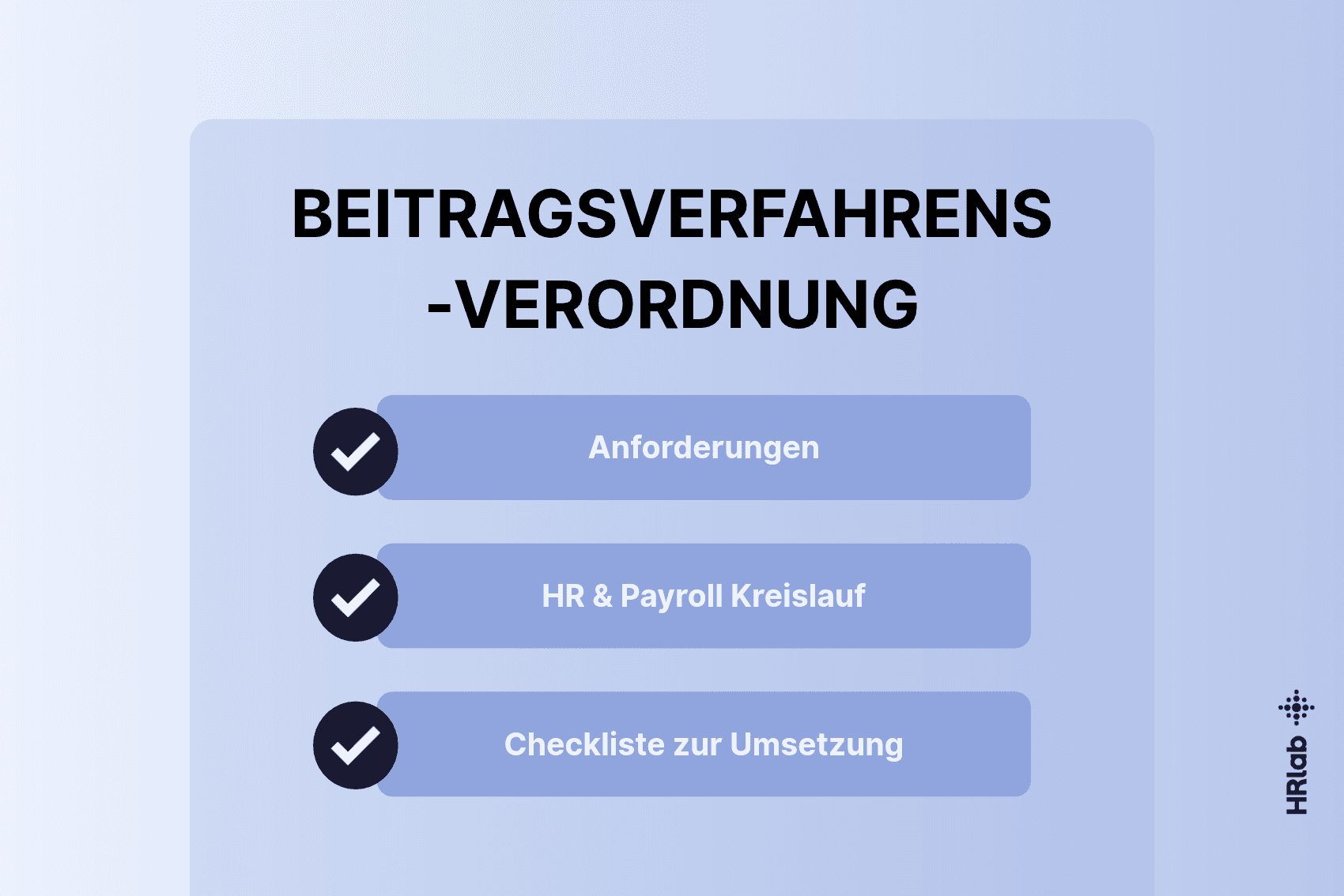 Beitragsverfahrensverordnung 2027: Leitfaden für HR & Payroll