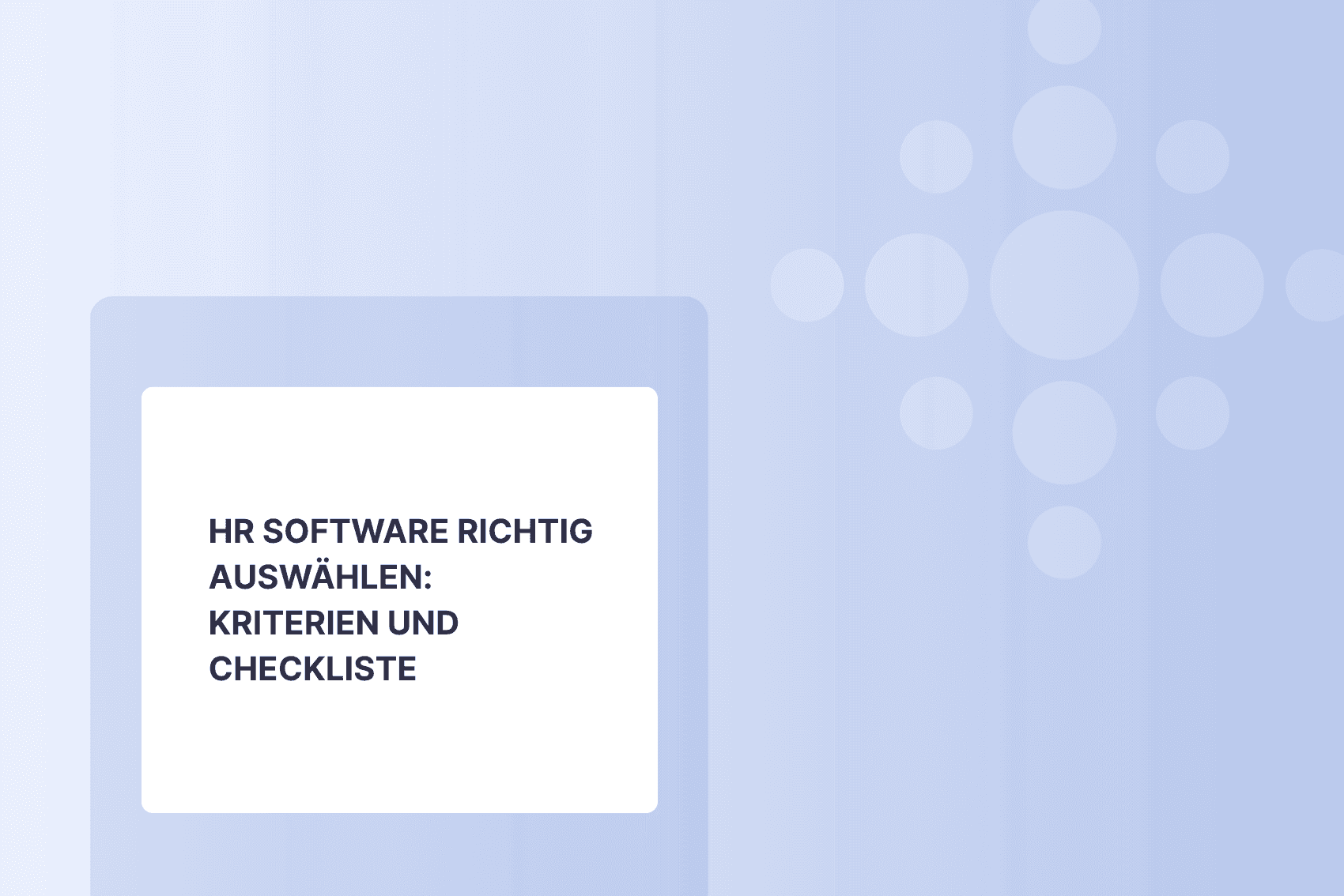 HR Software richtig auswählen