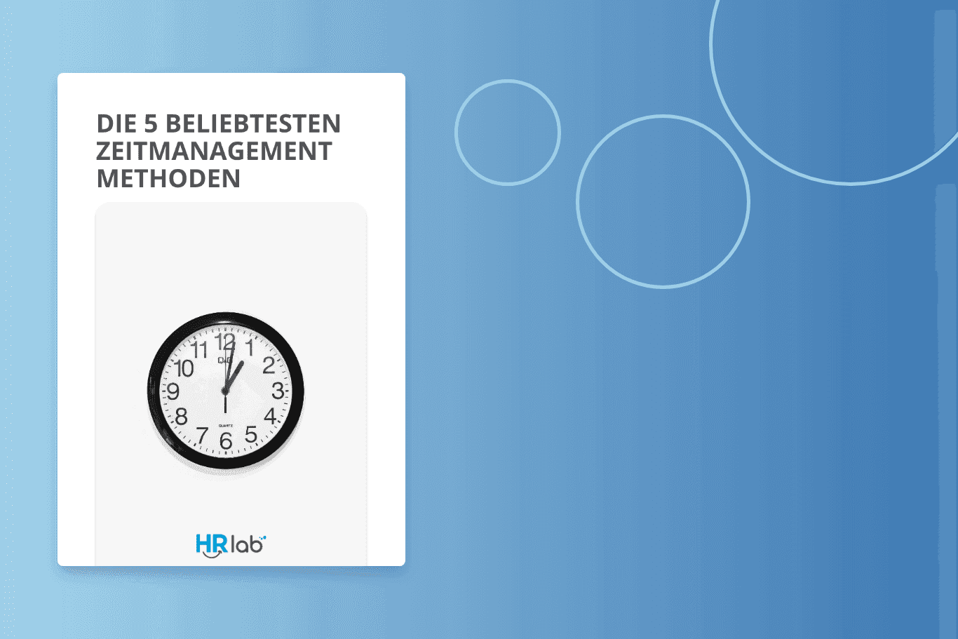 Die 5 Methoden des Zeitmanagements