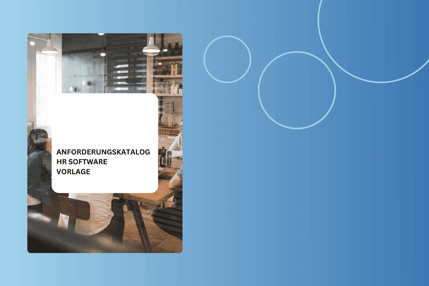 Vorlage: Anforderungskatalog HR Software