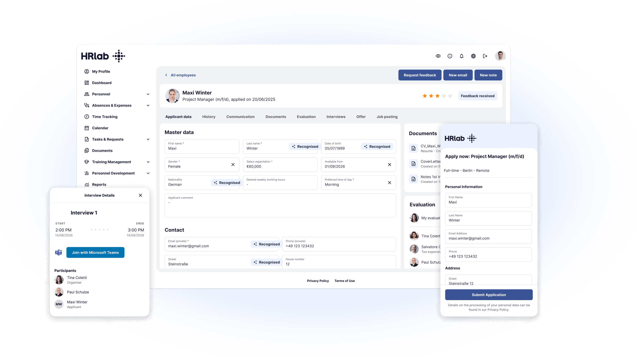 Recruiting in HRlab
