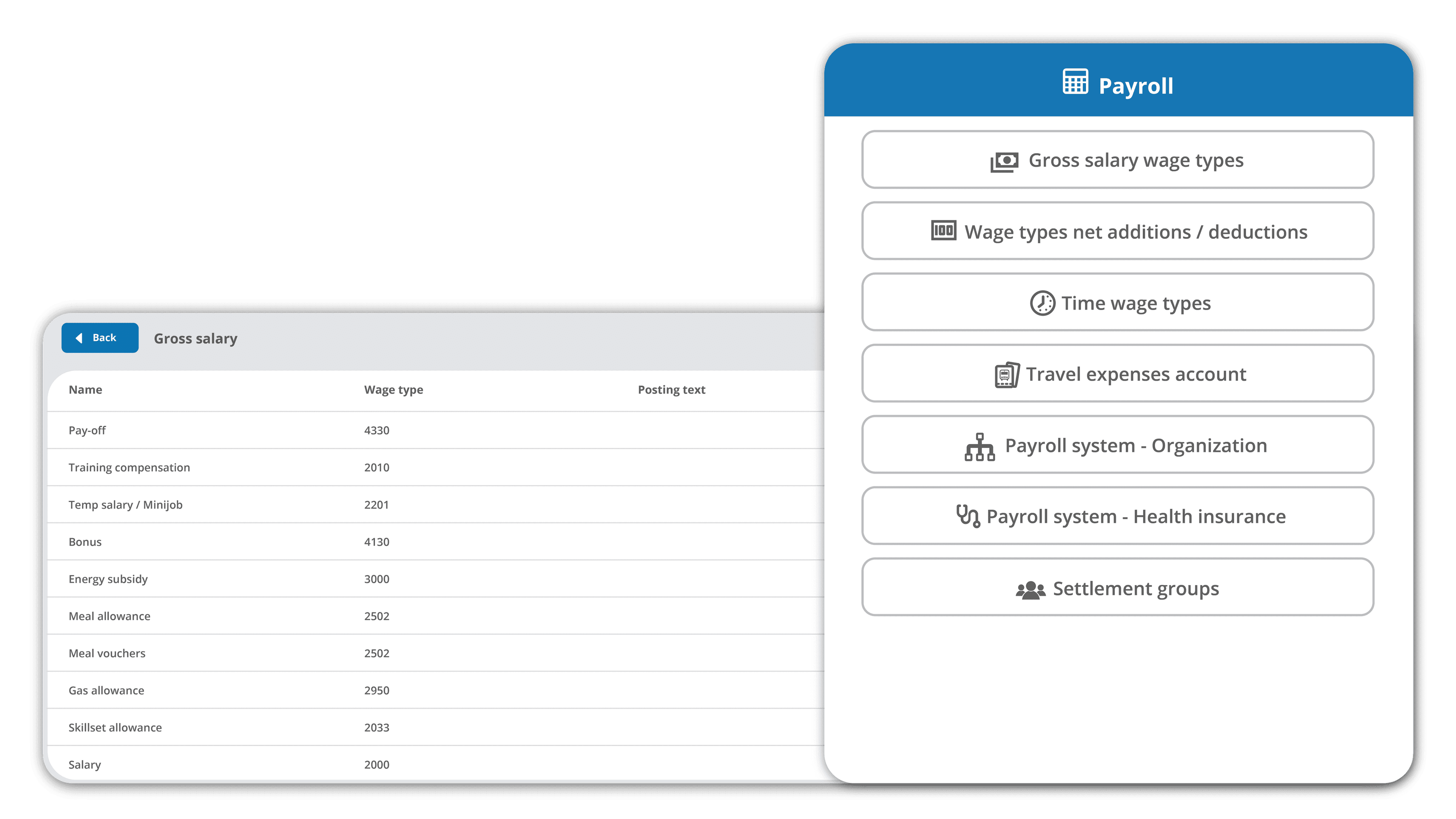 payroll bulk action