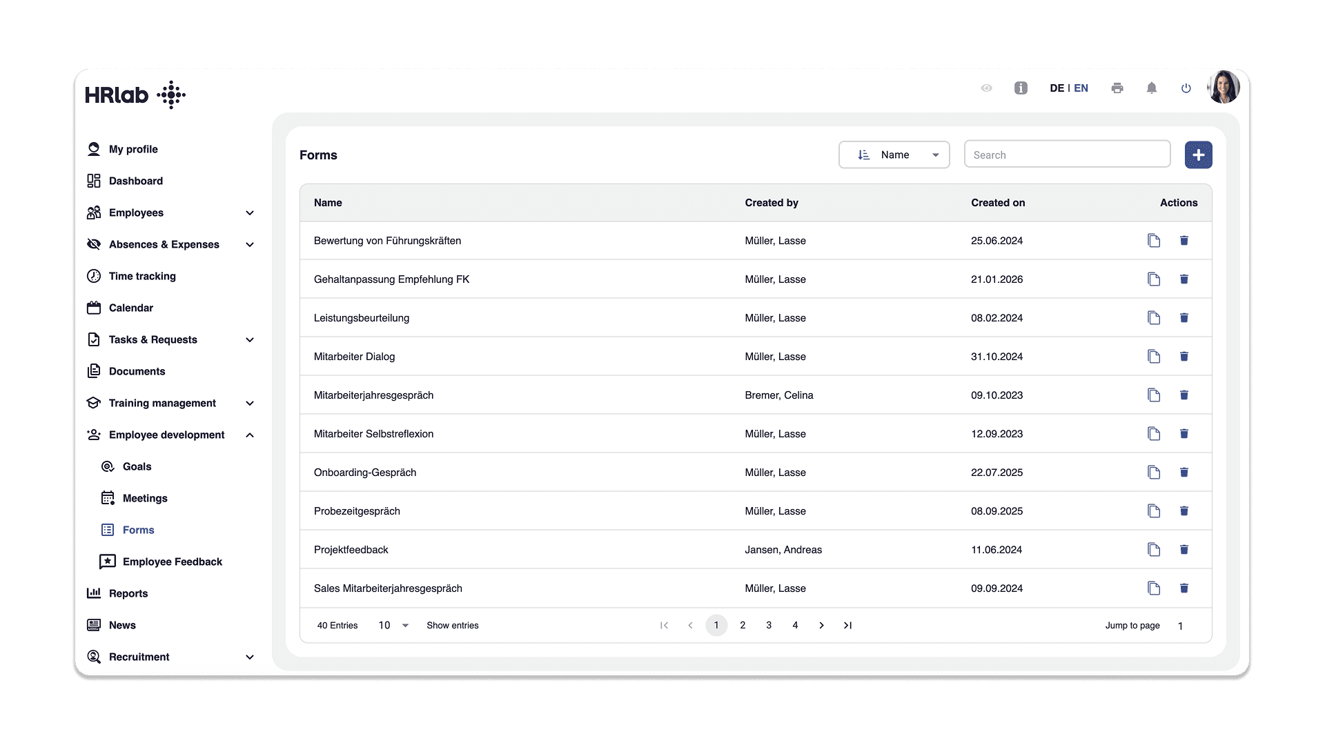 360 Degree Feedback in HRlab
