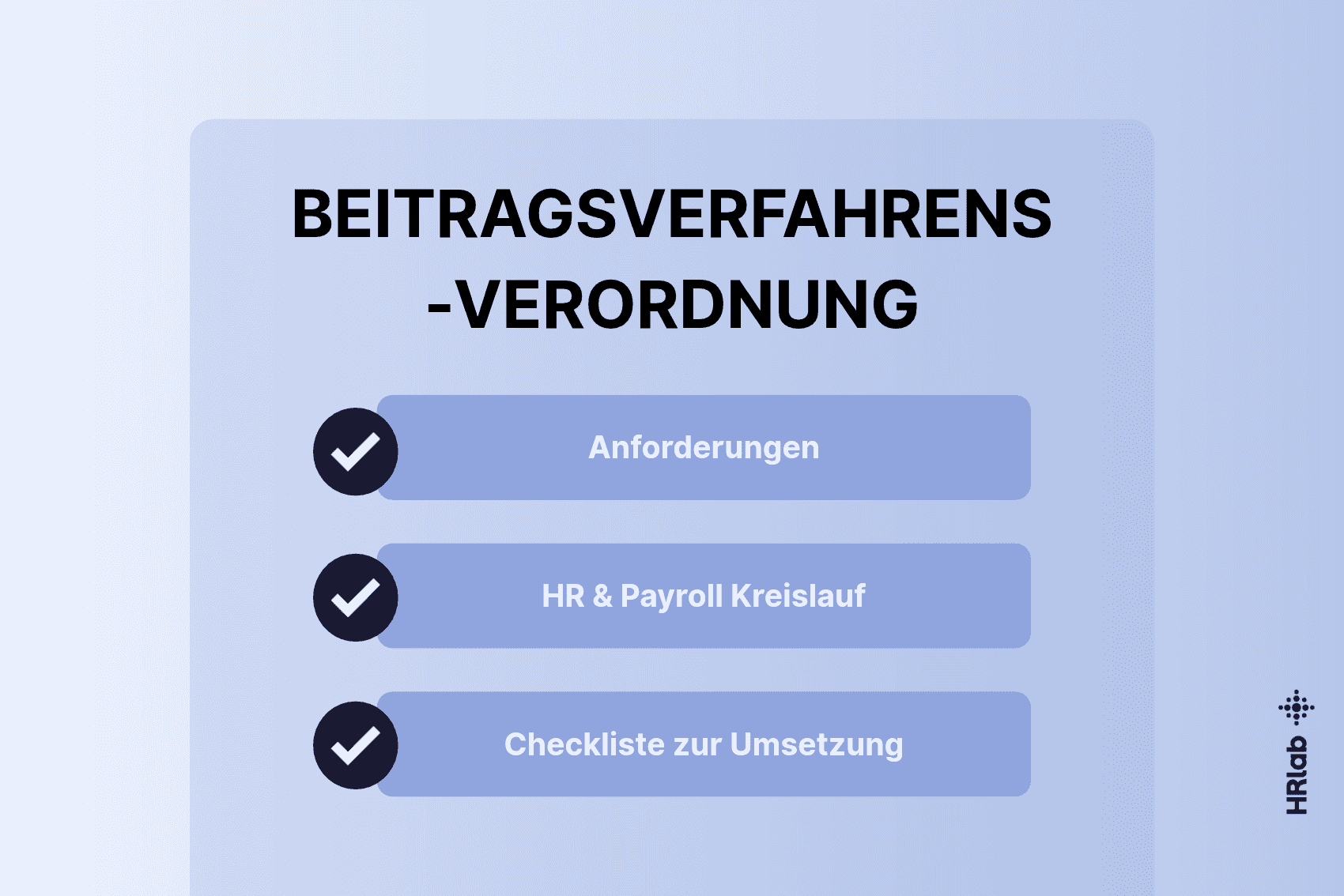 Beitragsverfahrensverordnung 2027: Leitfaden für HR & Payroll