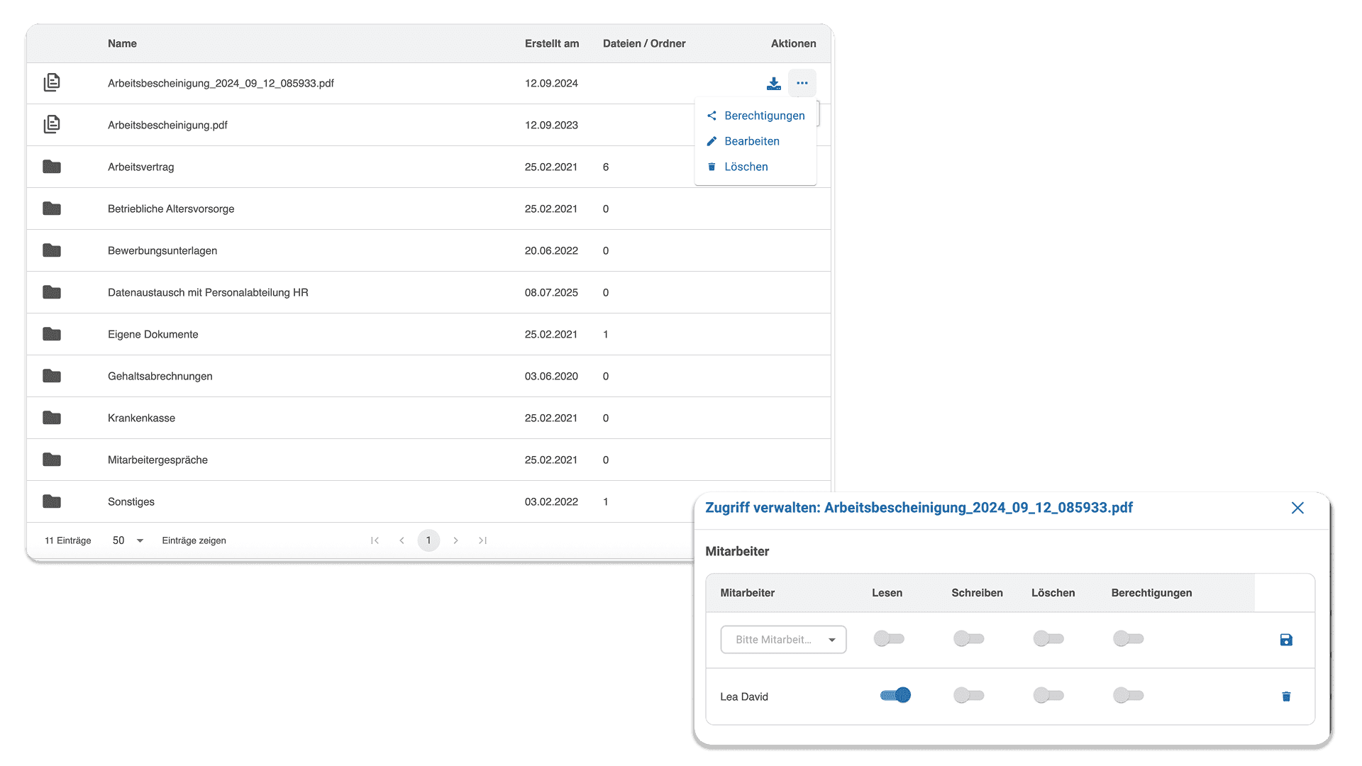 Employee Self Service, zentral und DSGVO-konform mit HRlab.