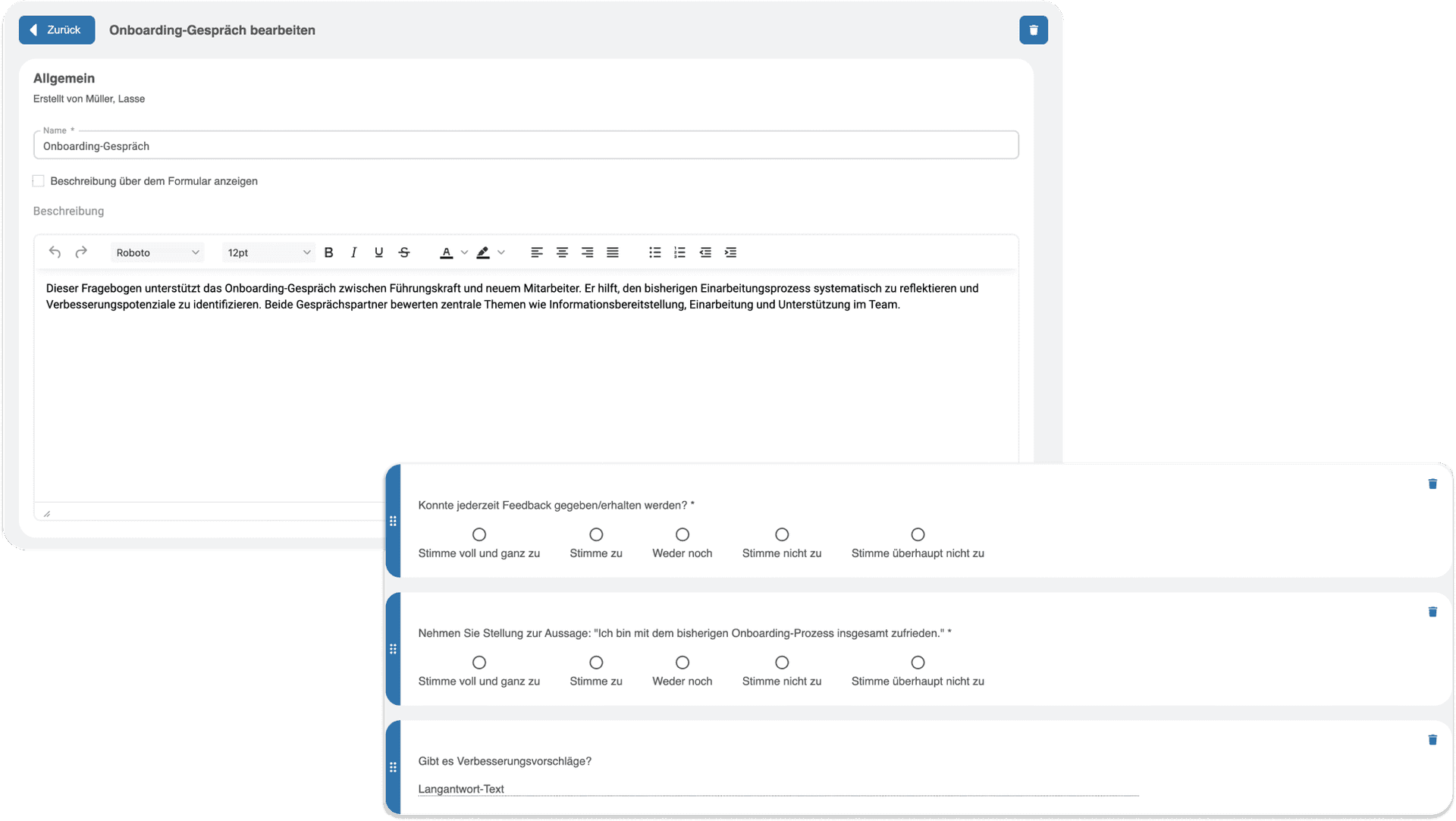 Mitarbeitergepräche effizient verwalten mit HRlab