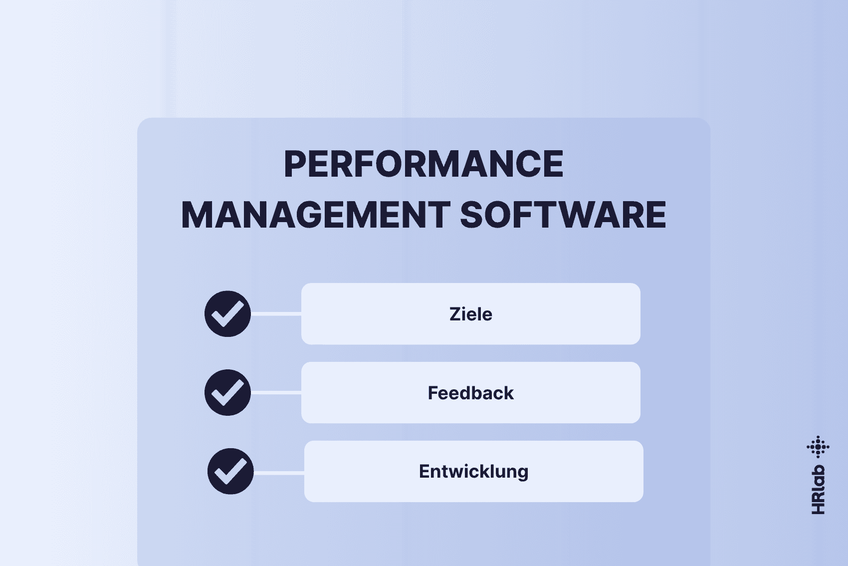 HR Performance Management Software für Ziele, Feedback und Personalentwicklung
