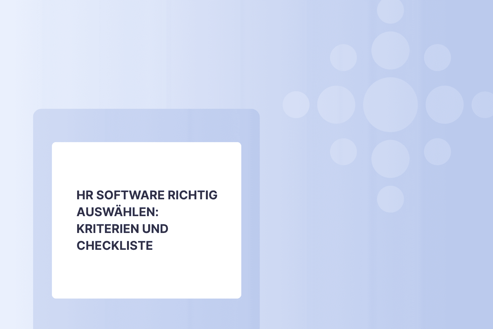 HR Software richtig auswählen