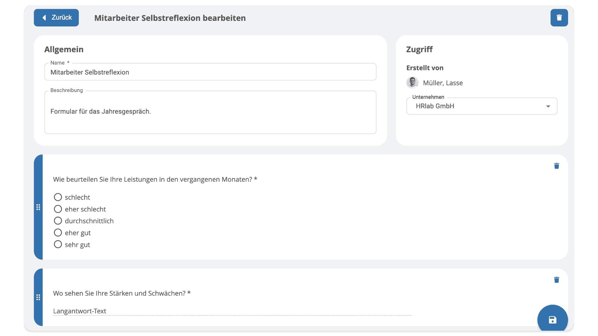 Fragebögen im Handumdrehen erstellen