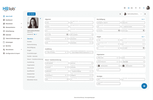 Digitale Personalakte - zentral & datenkonform