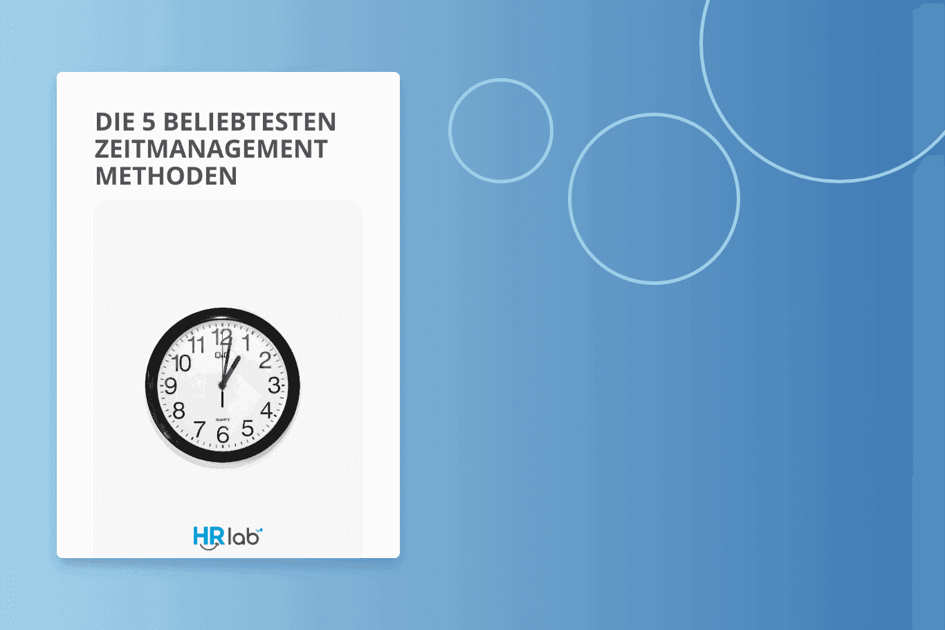Die 5 Methoden des Zeitmanagements