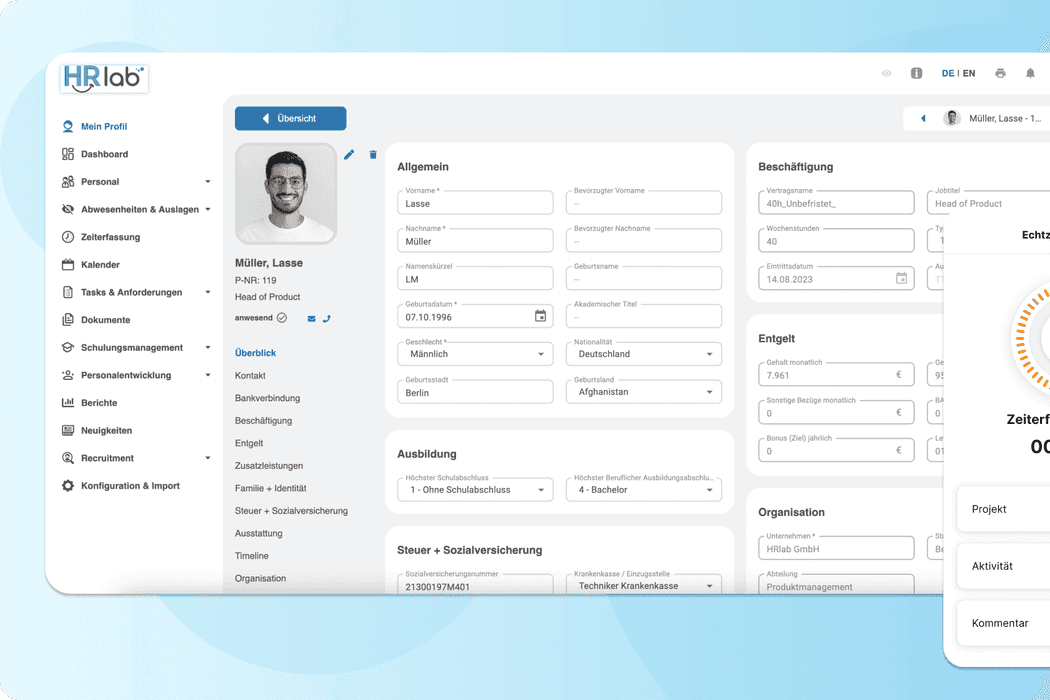 Eine Mitarbeiterverwaltung App ermöglicht es mittelständischen Unternehmen, personalbezogene Daten, Prozesse und Kommunikation ortsunabhängig zu verwalten.