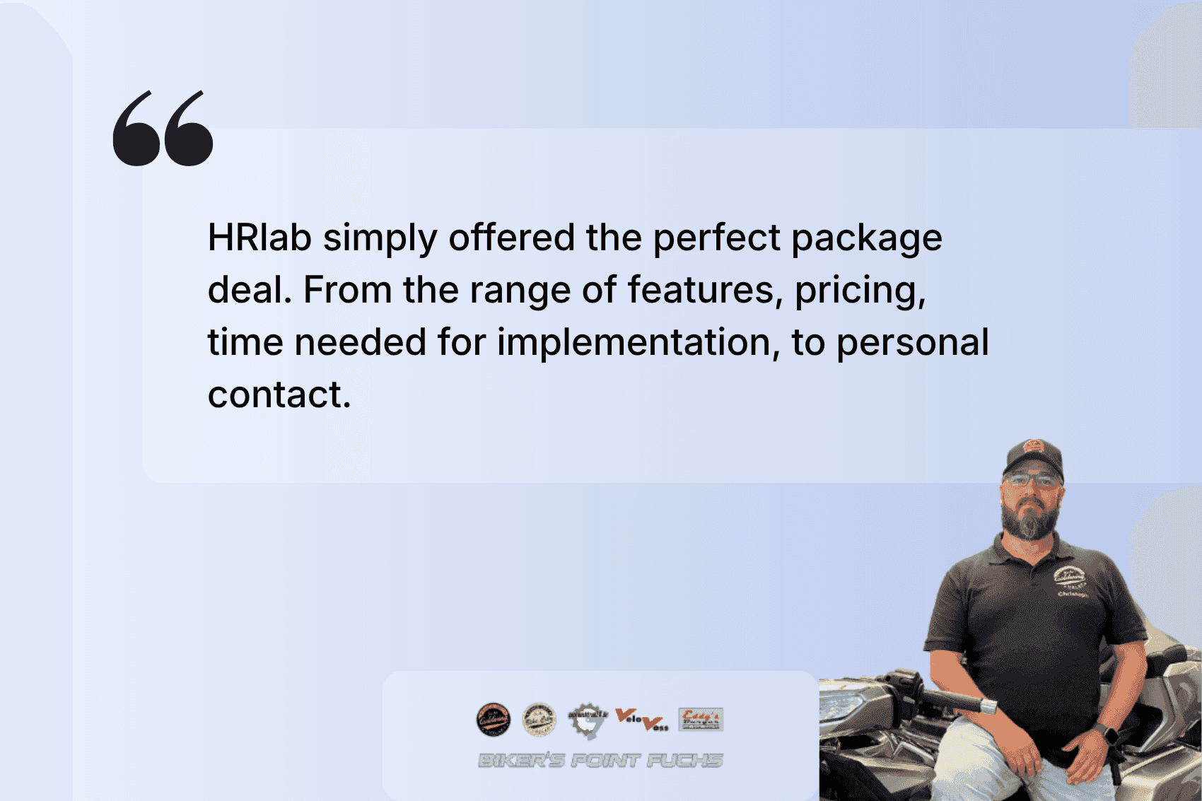 Sucess Story Bikers Point and HRlab