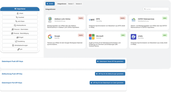 Digitale Personalakte inklusive Datev Schnittstelle mit HRlab