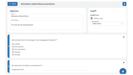 Fragebögen im Handumdrehen erstellen