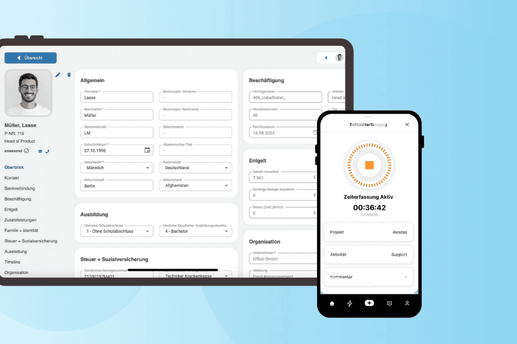 Eine Mitarbeiterverwaltung App ermöglicht es mittelständischen Unternehmen, personalbezogene Daten, Prozesse und Kommunikation ortsunabhängig zu verwalten.