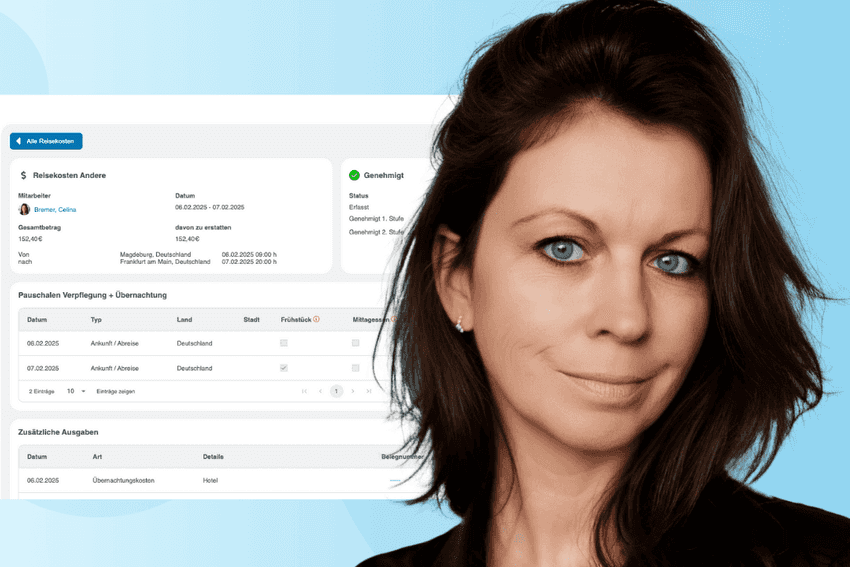 Kurzinterview mit Katja Paulini über Reisekostenmanagement Software.