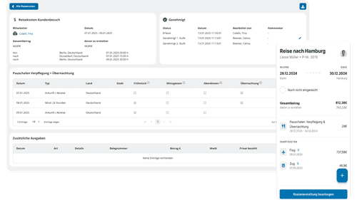 Reisekostenabrechung mit HRlab vereinfachen.