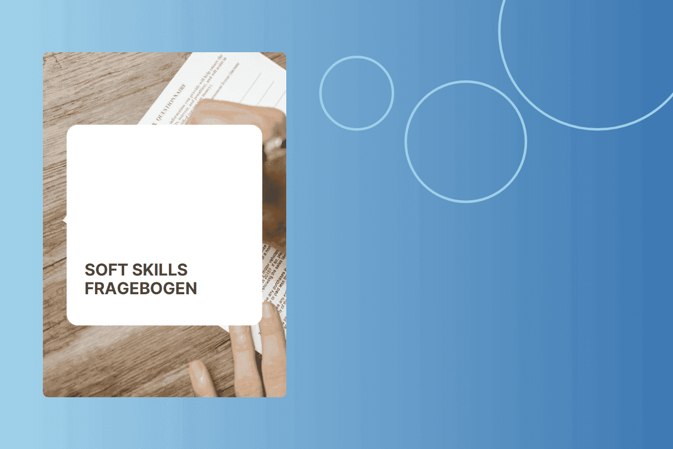 Soft Skills Fragebogen Vorlage