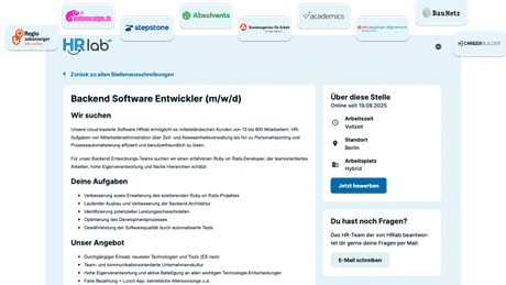 Multiposting Vorschau bei HRlab 