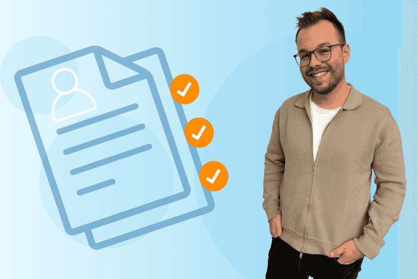 CV Parsing Beispiel.