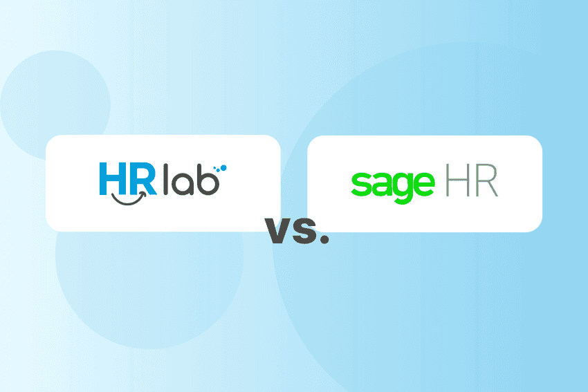 HRlab vs Sage im Anbieterverlgiech von Personalsoftware