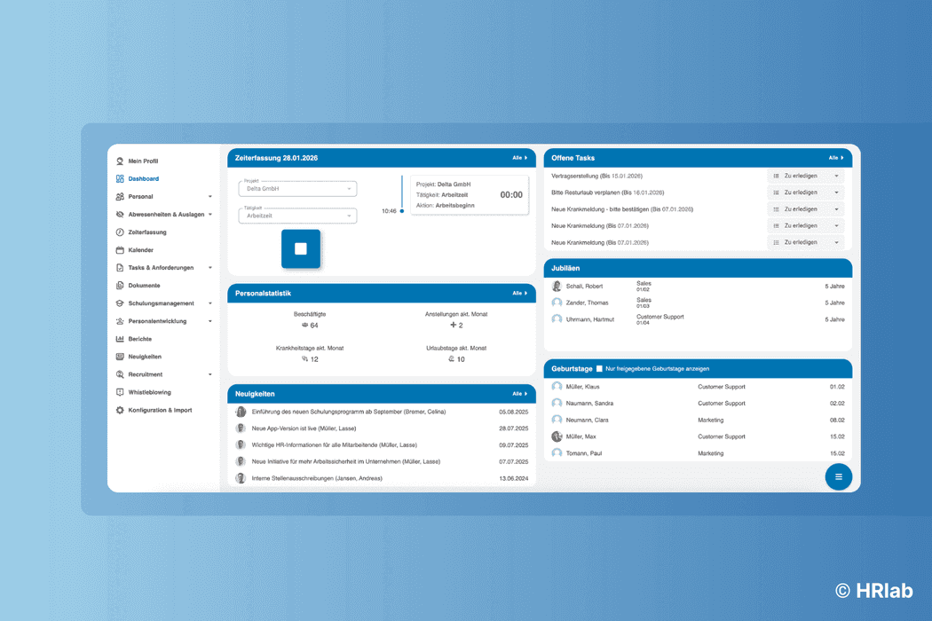 Digitale Personalabteilung: 6 Must Haves, Umsetzung & typische Sorgen